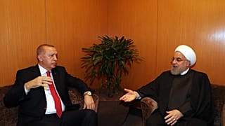 Türkiye Cumhurbaşkanı Recep Tayyip Erdoğan, İran Cumhurbaşkanı Hasan Ruhani ile birlikte / Malezya /2019