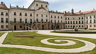 A fertődi Esterházy-kastély 2020. május 22-én. 