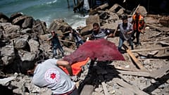 Viel Zerstörung durch heftige israelische Luftangriffe