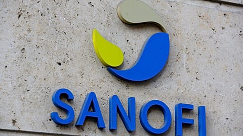  In this photo Nov.30, 2020 file photo the logo of French drug maker Sanofi is picture at the company's headquarters, in Paris.