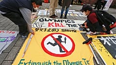 Proteste gegen Olympischen Spiele in Japan