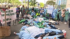 NO COMMENT | Anestesistas reclaman al Gobierno francés mejoras para el gremio 