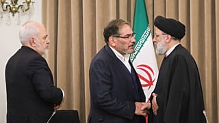 ابراهیم رئيسی، علی شمخانی و جواد ظریف