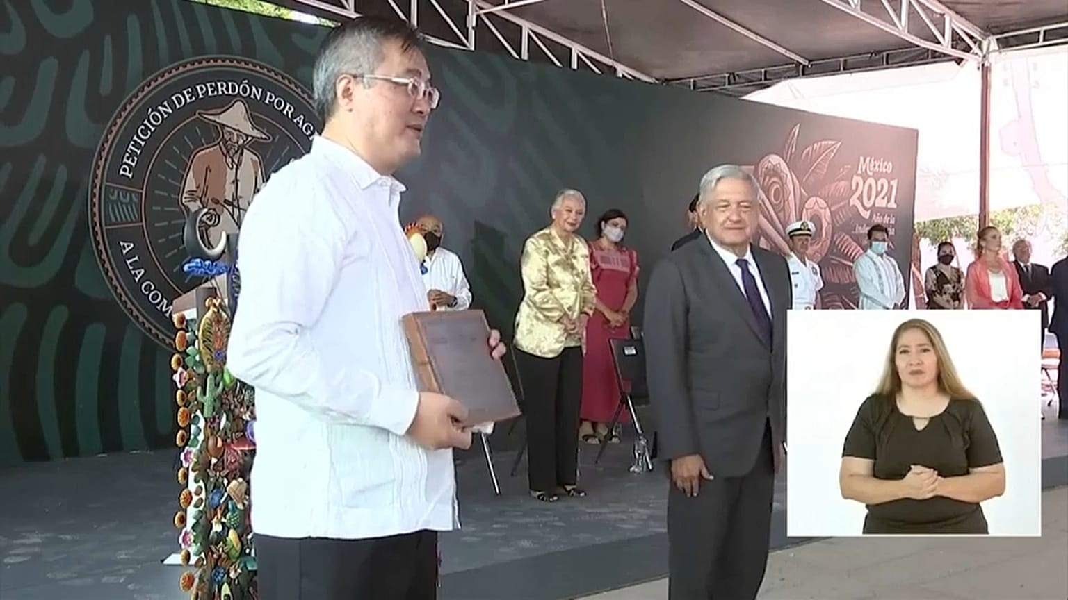 Momento de la ceremonia en Torreón