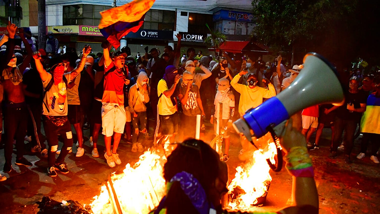 Manifestación en Bogotá, Colombia