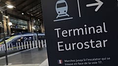 Archives : une rame d'Eurostar en gare du Nord, à Paris, le 21 décembre 2020