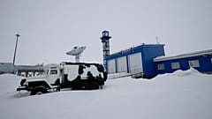 Российская военная база "Арктический трилистник" в Нагурском, май 2021 года