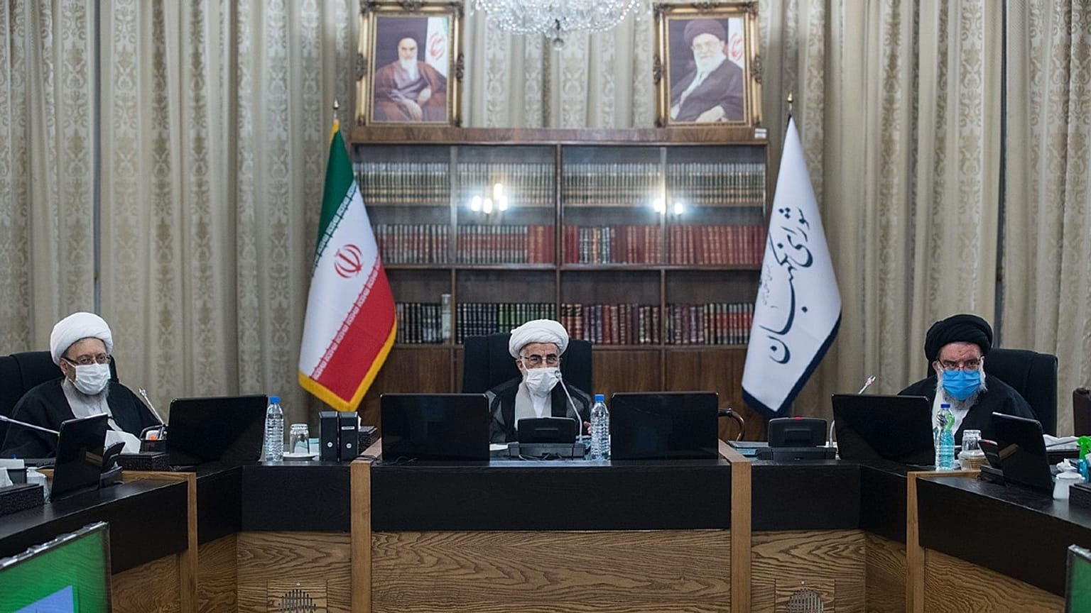 احمد جنتی، صادق آملی و احمد خاتمی 