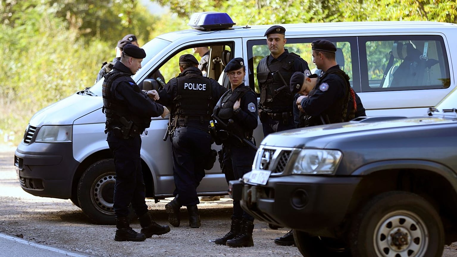 Police in Kosovo intercepted the drug shipment near the town of Lipjan.