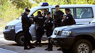 Police in Kosovo intercepted the drug shipment near the town of Lipjan.