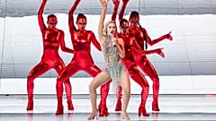 Cyprus' Elena Tsagrinou performs during the dress rehearsal ahead of the 2021 Eurovision Song Contest
