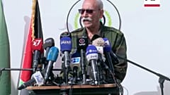زعيم جبهة بوليساريو إبراهيم غالي