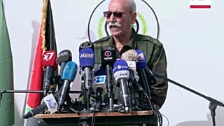 زعيم جبهة بوليساريو إبراهيم غالي
