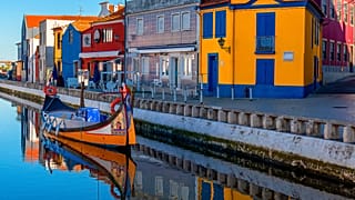 The Aveiro lagoon, Portugal