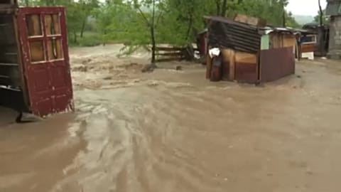 Land unter in Rumänien