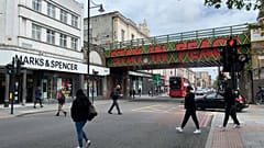 Straßenszene in London