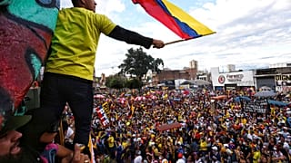 Manifestación en Cali, Colombia