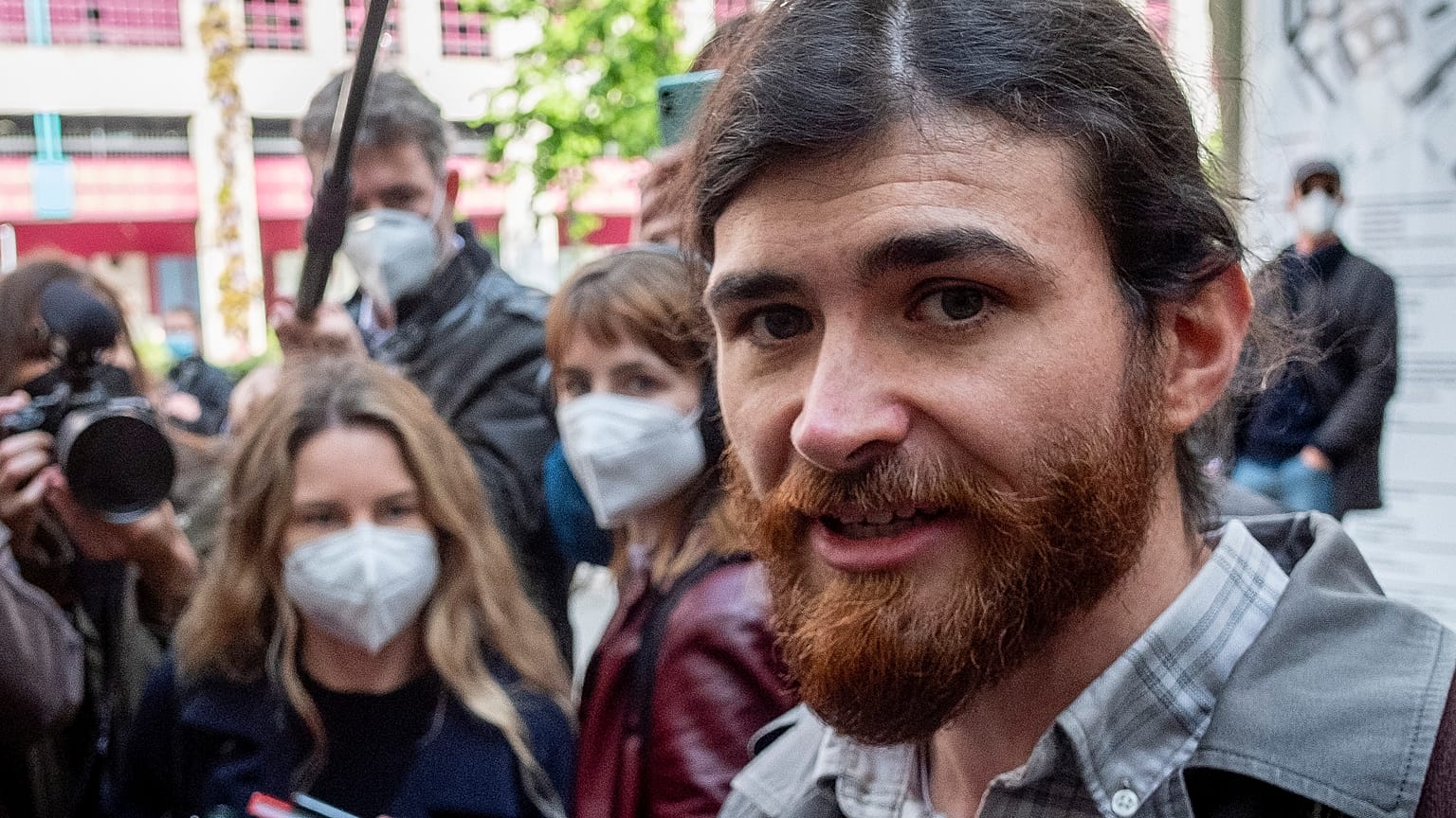 Der angeklagte BW-Offizier Franco A. vor dem Oberlandesgericht Frankfurt