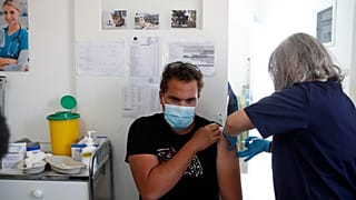 Virus Outbreak Greece Vaccine