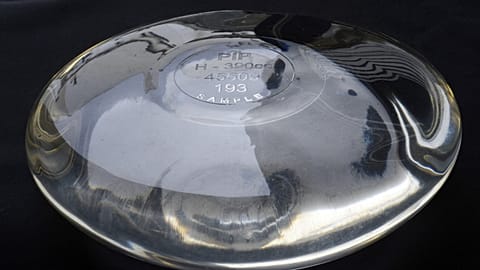 This file photo shows a breast implant produced by the implant manufacturer Poly Implant Prothese (PIP). 