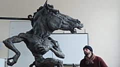 The controversial sculpture