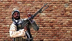 This screengrab from a video released on January 15, 2018 by Islamist militant group Boko Haram shows leader Abubakar Shekau.