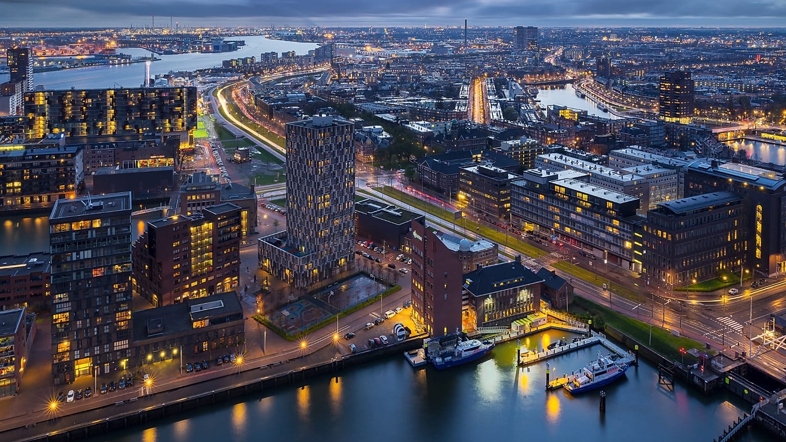 Rotterdam is home to the largest port in Europe