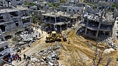 Ruinen im Gazastreifen. Der Wiederaufbau der zerstörten Infrastruktur dürfte einer Herkules-Aufgabe gleichkommen