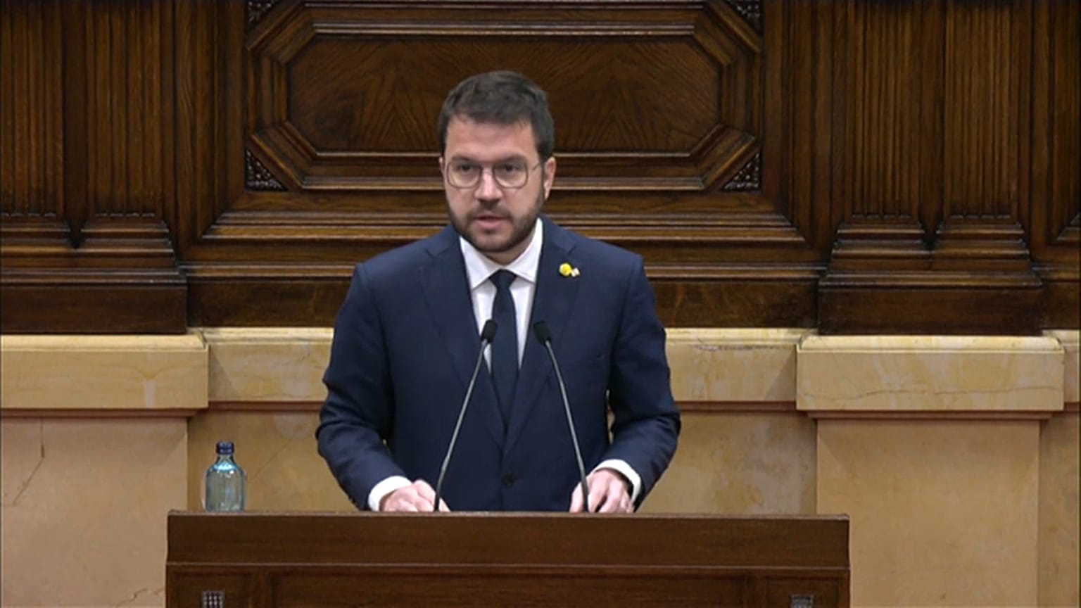 Pere Aragonès, presidente de la Generalitat de Cataluña