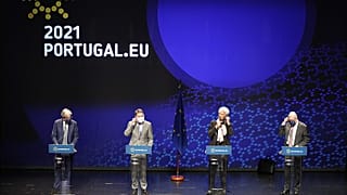 Πάολο Τζεντιλόνι, Επίτροπος Οικονομίας, Πασκάλ Ντόναχιου, πρόεδρος Eurogroup, Κριστίν Λαγκάρντ επικεφαλής ΕΚΤ και Κλάους Ρέγκλινγκ, επικεφαλής ESM