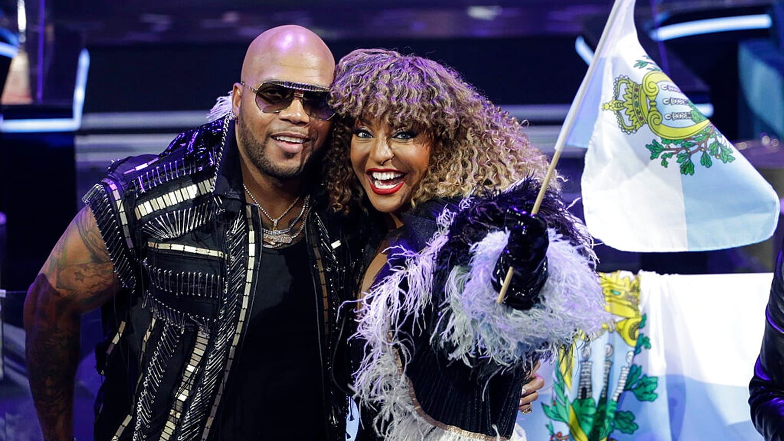 Flo Rida mit Senhit aus San Marino