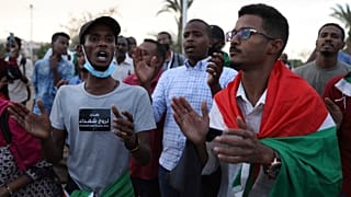 من مظاهرات في الخرطوم في أيار/مايو