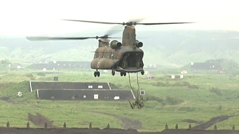 Maniobras del ejército en Japón