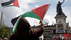 مظاهرات لدعم الفلسطينيين في باريس