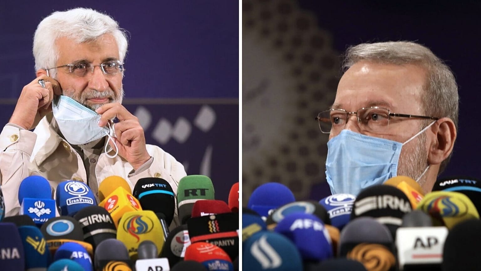 علی لاریجانی و سعید جلیلی