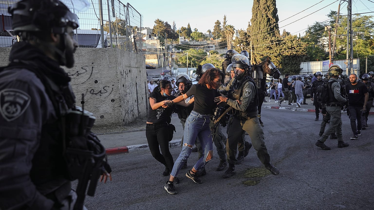 صورة من حي الشيخ جراح في القدس المحتلة 