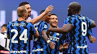Serie A'da şampiyon Inter, Udinese'yi 5-1 yenerek sezonu tamamladı
