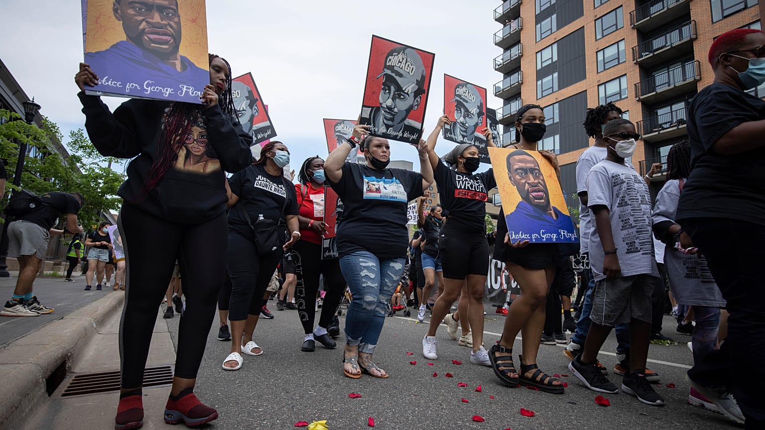 Marche pour George Floyd et Daunte Wright à Menneapolis, 23 mai 2021