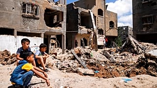 Kinder im Gazastreifen 