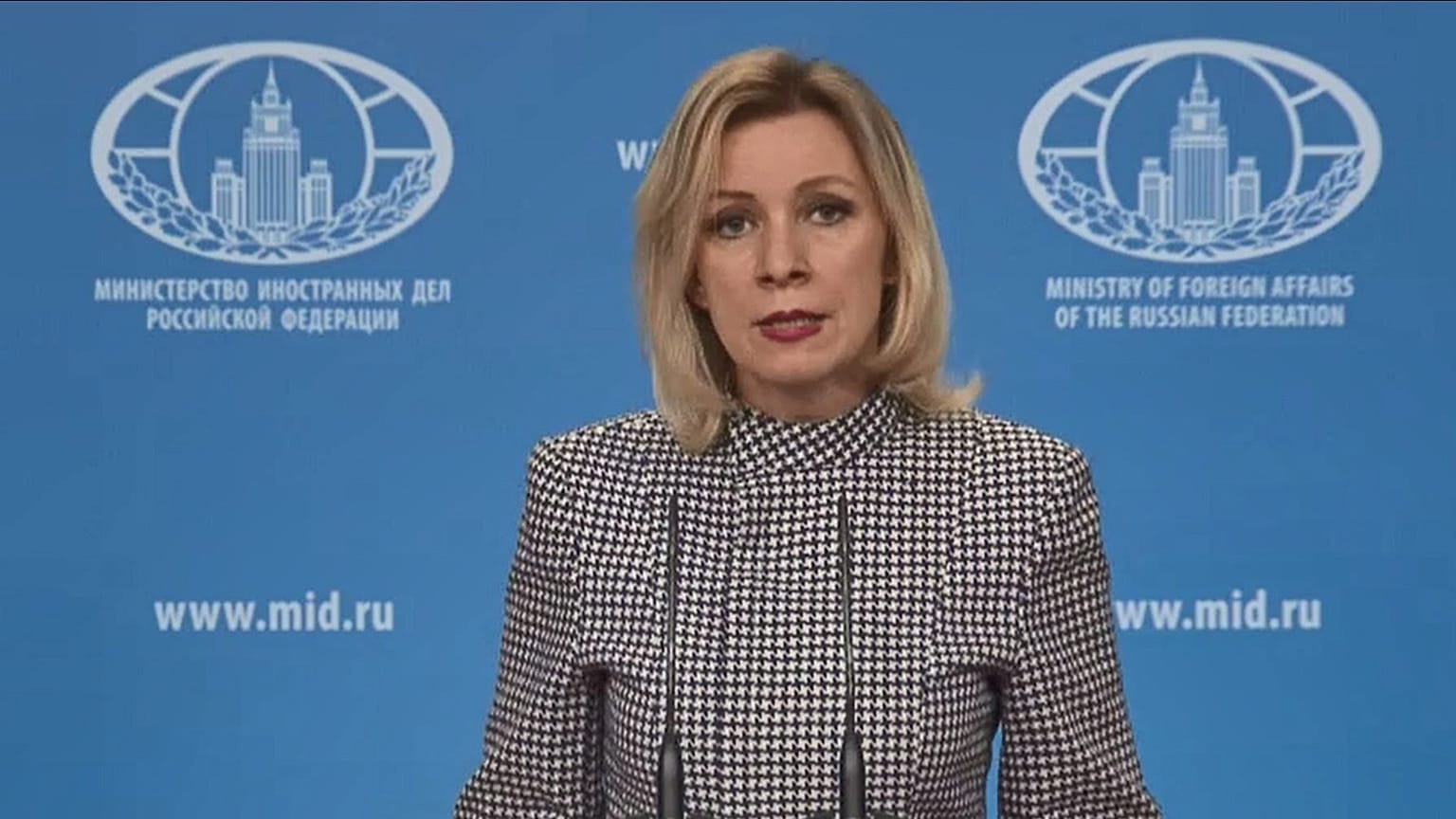 Maria Zaharova orosz külügyi szóvivő
