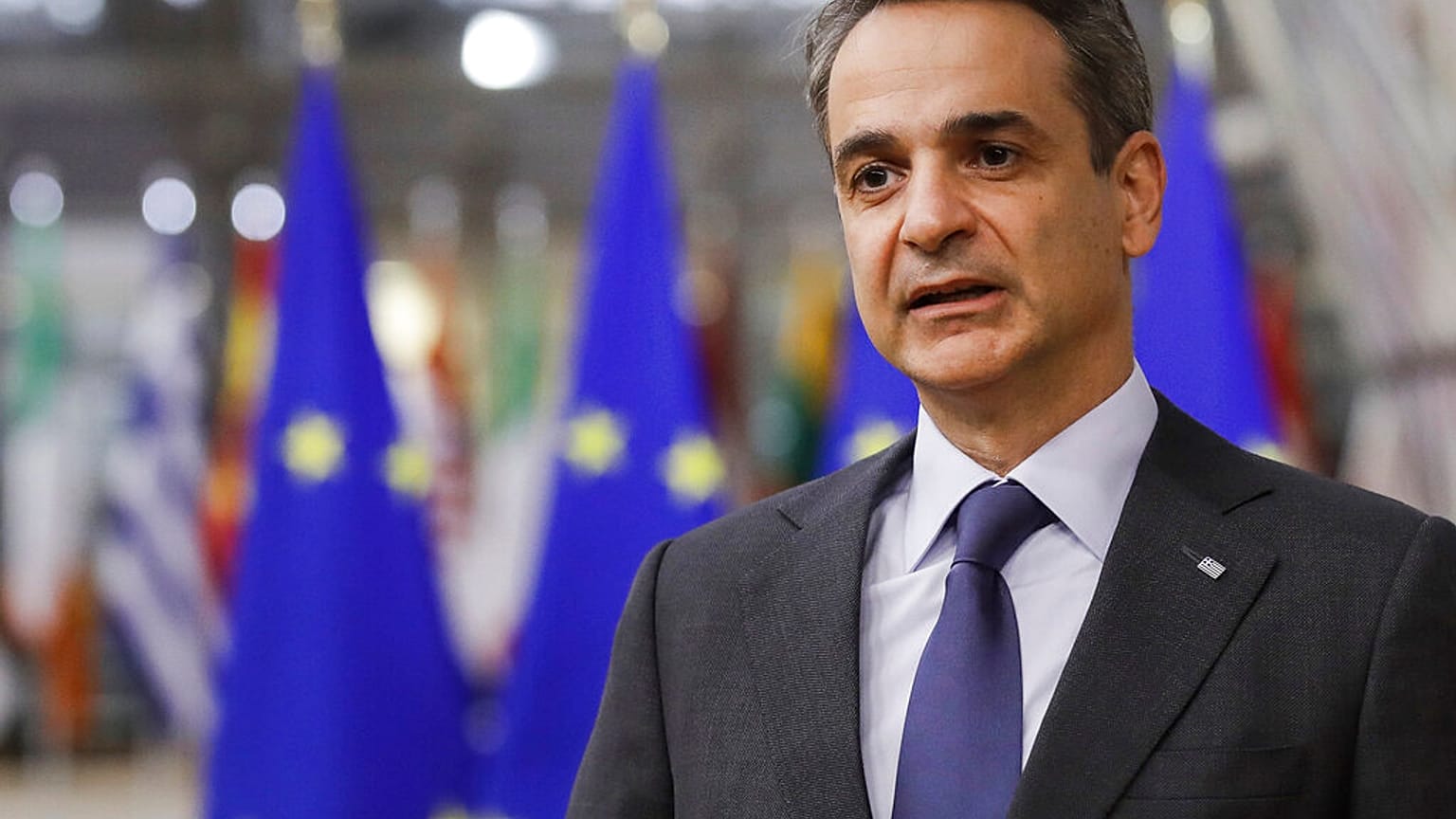 Greek Prime Minister Kyriakos Mitsotakis