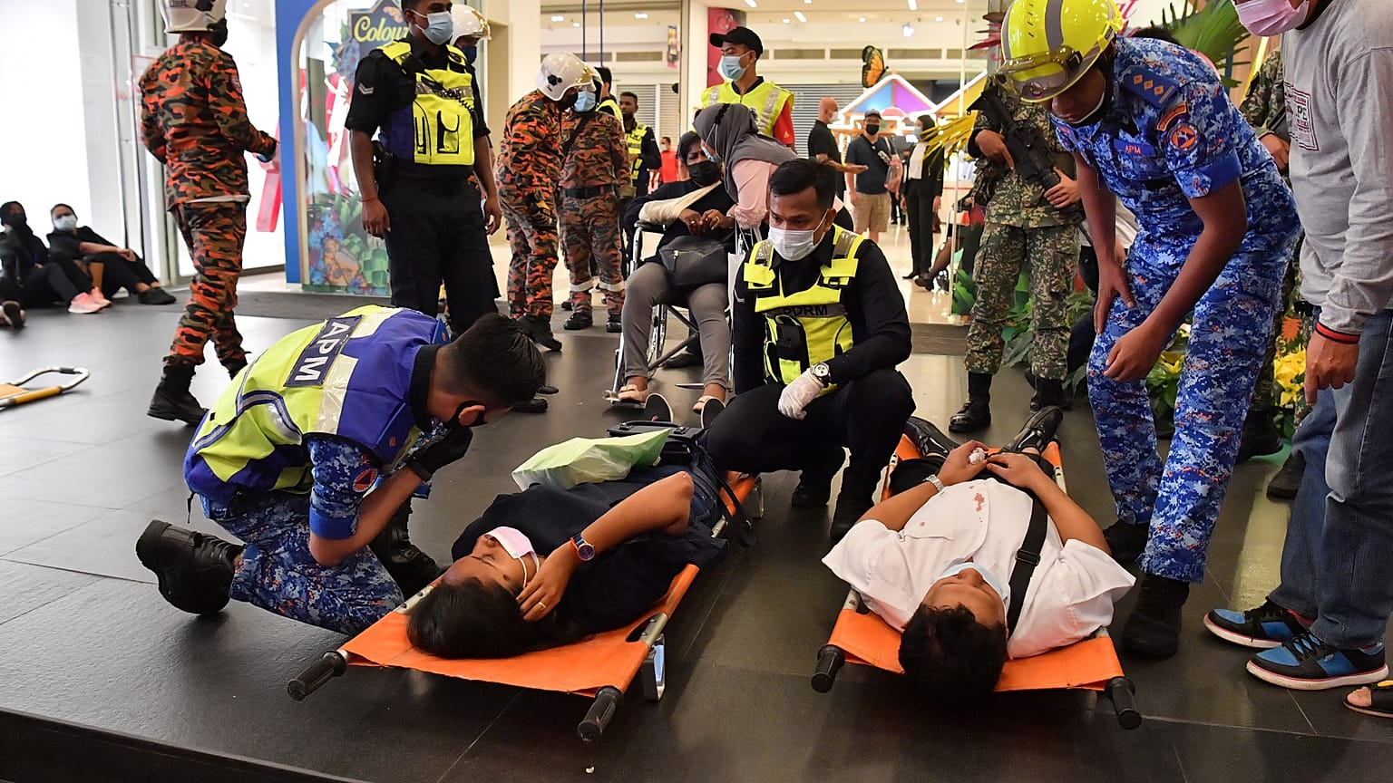 Malezya'nın başkenti Kuala Lumpur metrosunda tren kazası