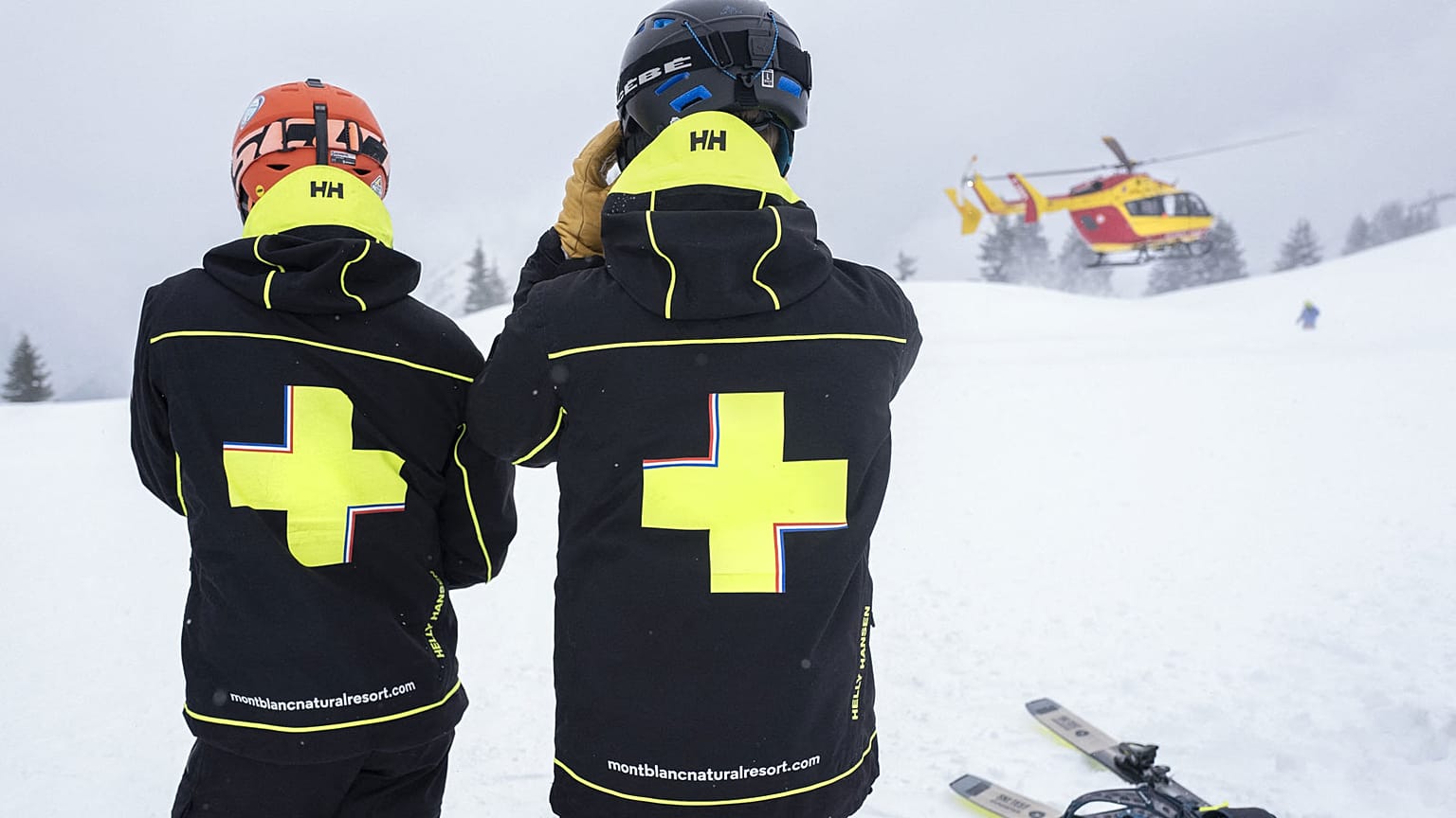 Archives : des secouristes français dans le massif du Mont-Blanc, le 24/01/2019