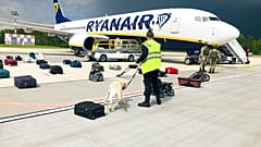 Die Ryanair-Maschine bei der erzwungenen Landung in Belarus