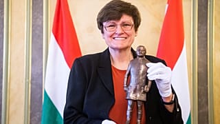 Karikó Katalin a Semmelweis-díjjal 