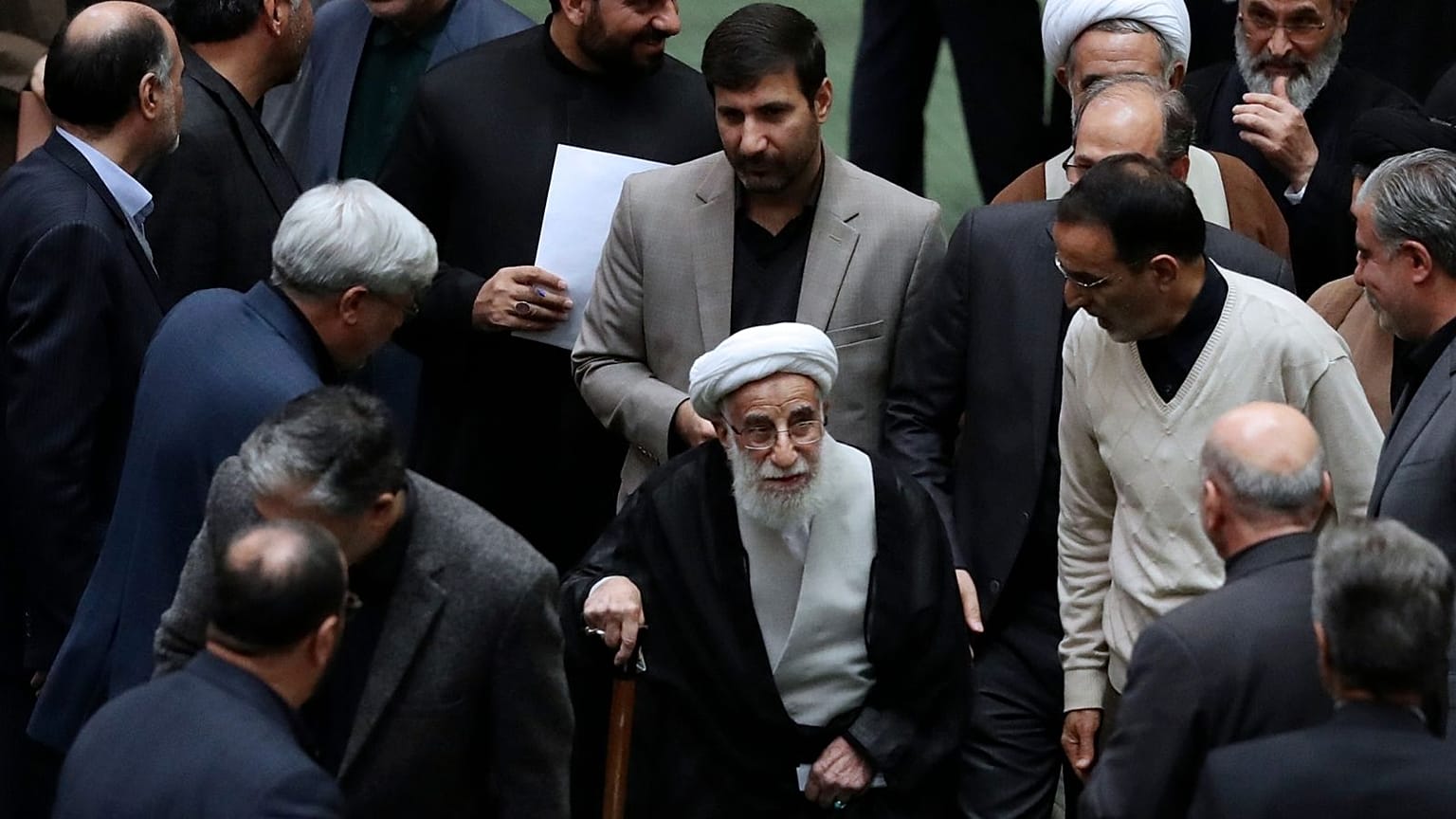 Ayatollah Ahmad Jannati, secretary of the Guardian Council, Iran 