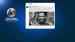 Captura de un Tuit de Erika Guevara-Rosas, de Amnistía Internacional