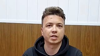 Raman Protassewitsch - auf einem Video der Behörden in Minsk