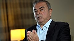 Fugitive ex-auto magnate Carlos Ghosn speaks during an interview with The Associated Press, in Dbayeh, north of Beirut, Lebanon, Tuesday, May 25, 2021. 