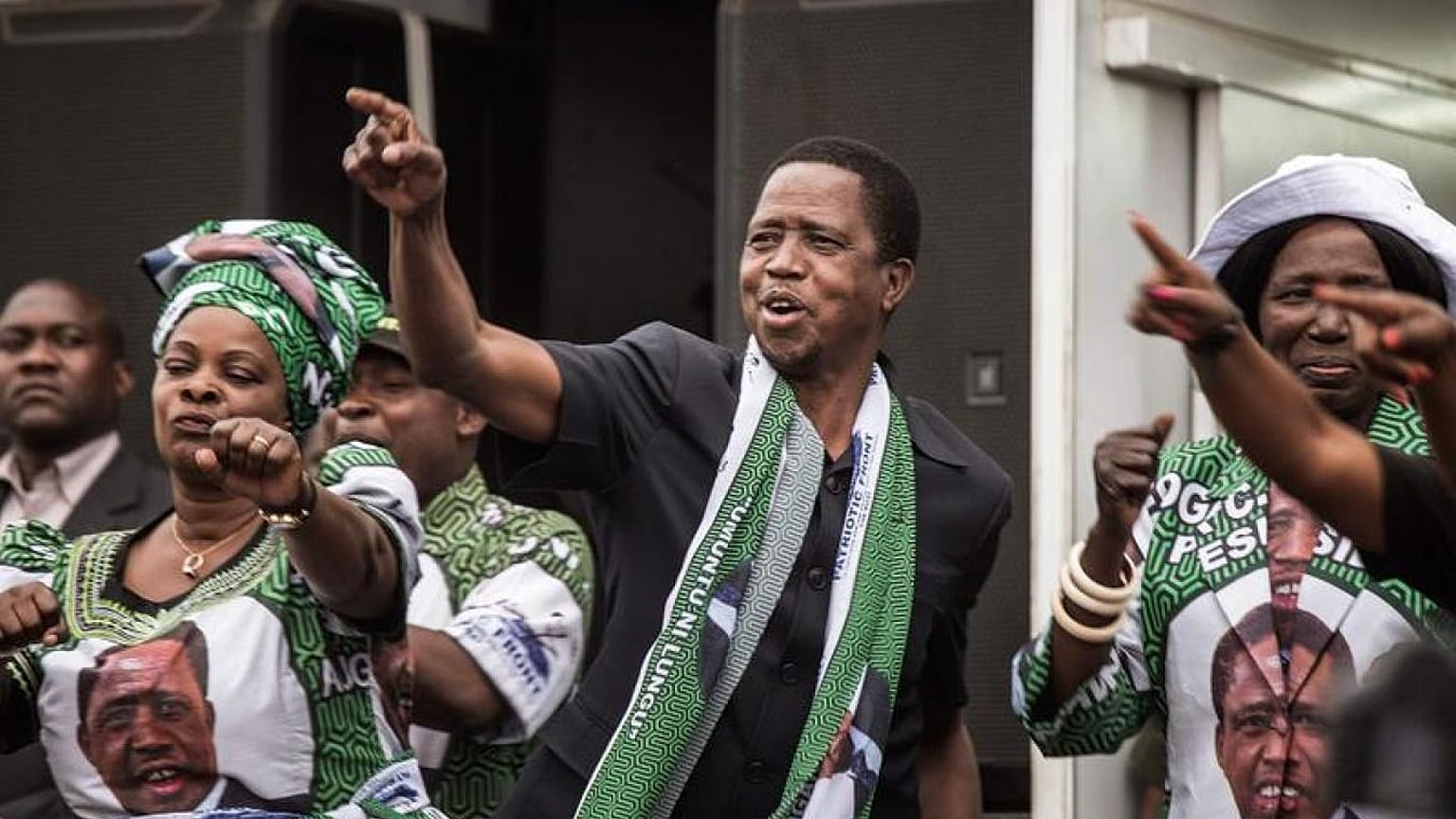 Zambiya Devlet Başkanı Edgar Lungu